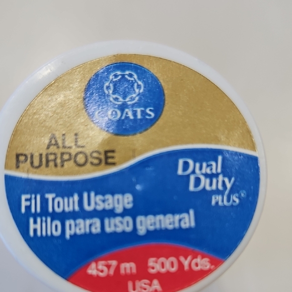 White Sewing Thread Spools 500 yards each. Each one new is 5.99. - Picture 3 of 3